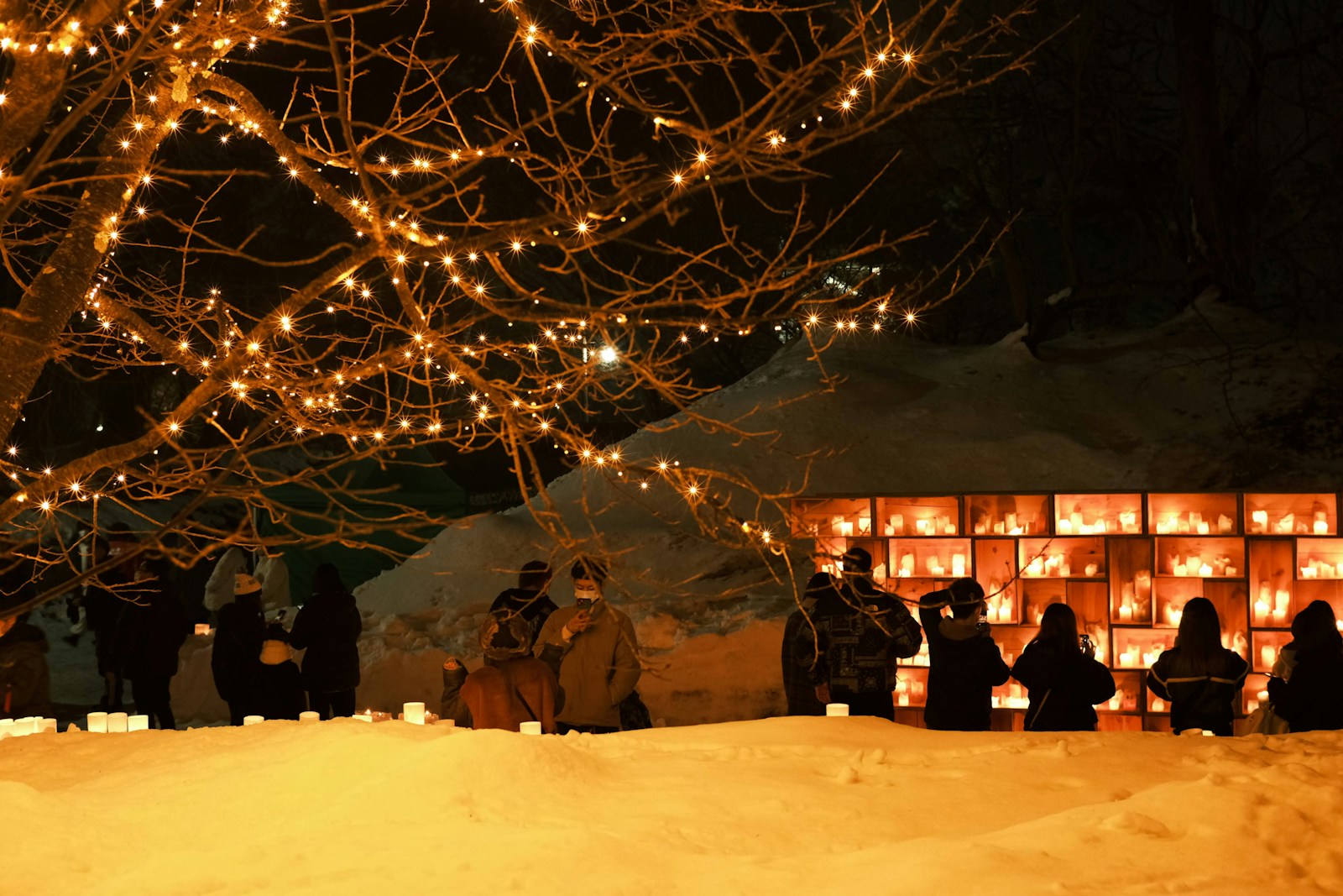 Epic Snow Party on Miusskaya Dune: A Night to Remember