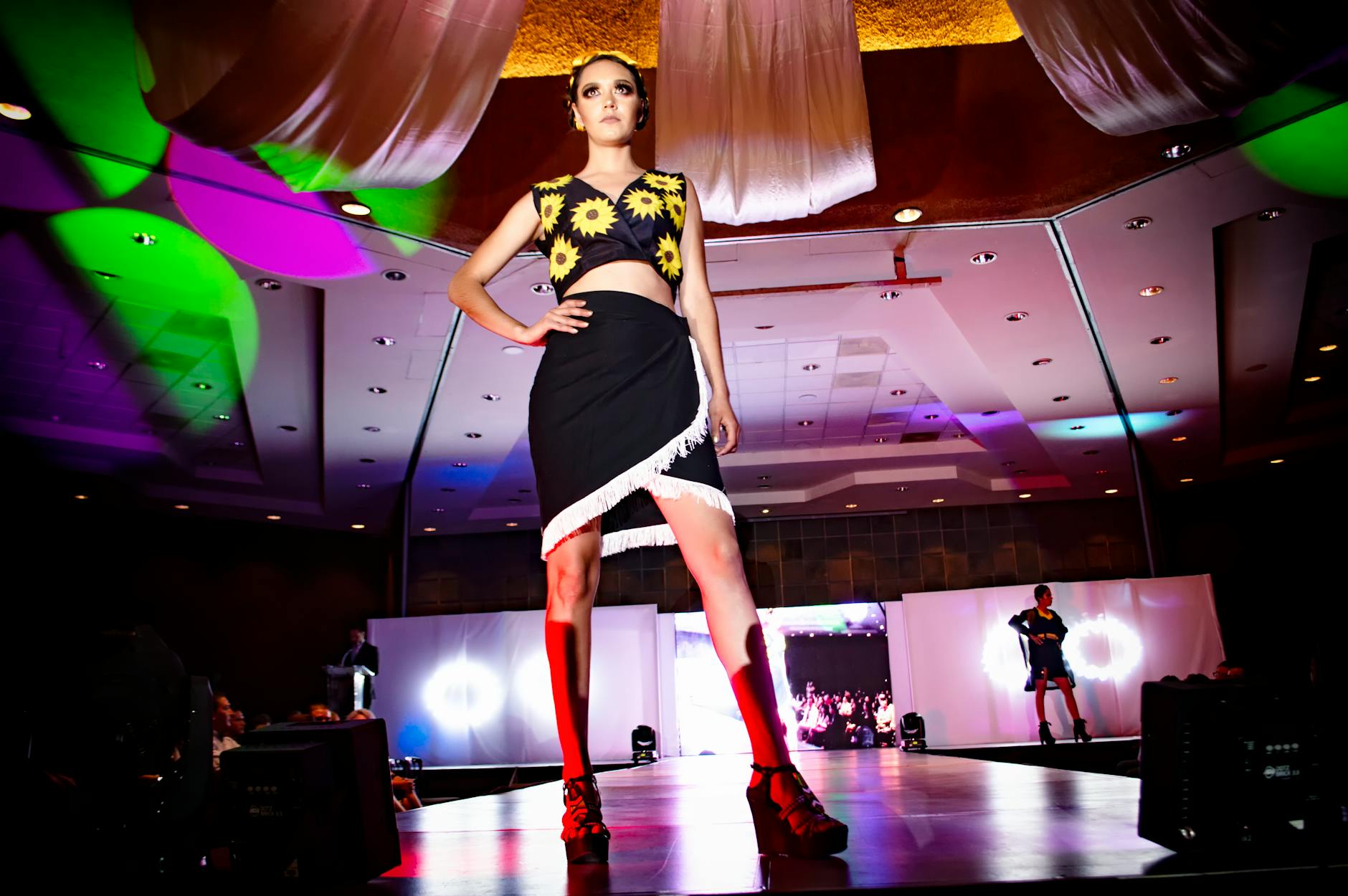 Kyrgyz Model Shadia Isaeva Stuns in Grandparent's Robe at Fashion Show - Lifestyle