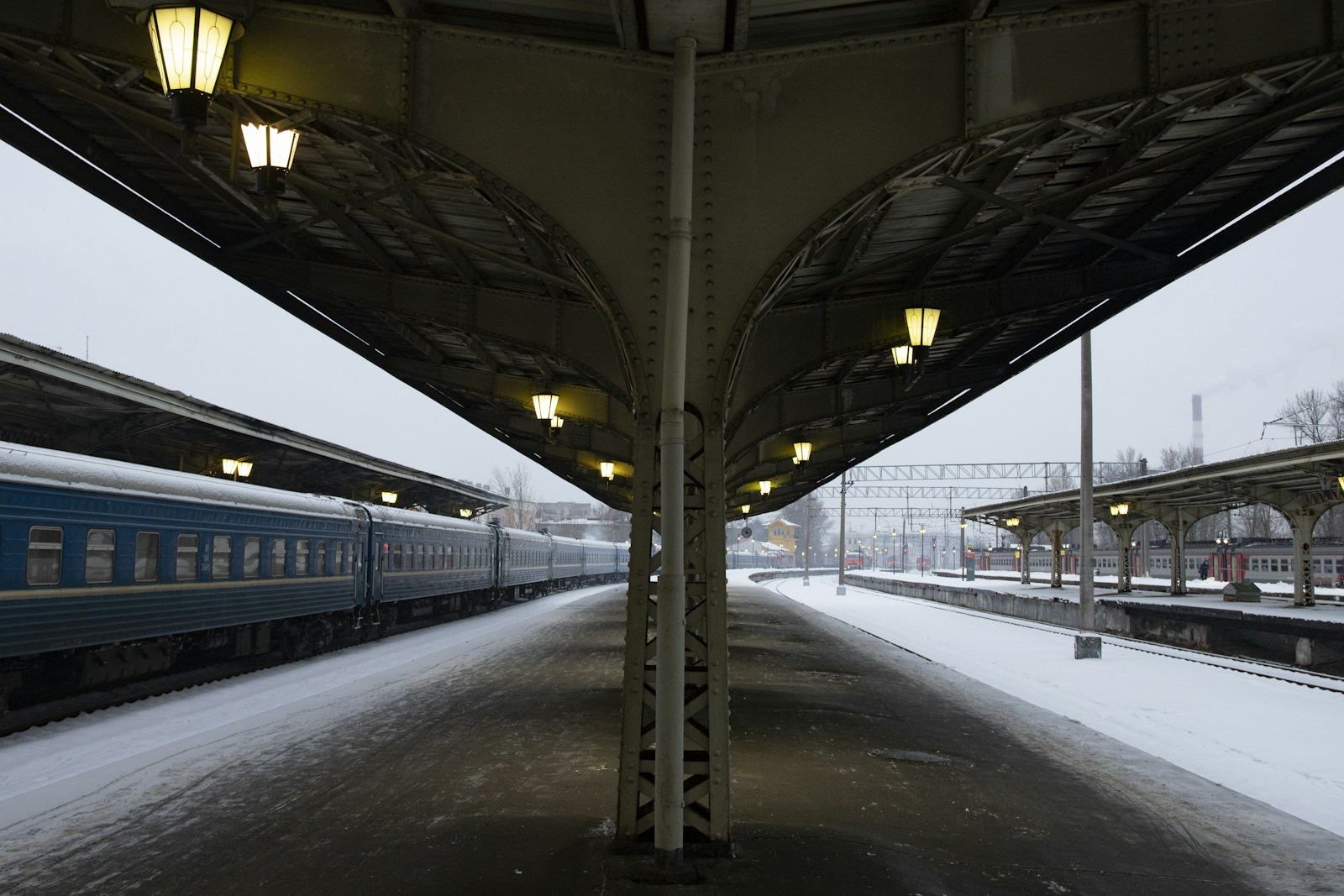 Retro Train 'Lahta' Departs from St. Petersburg on December 27